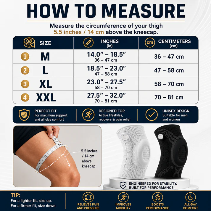 SEAGRIL Advanced Adjustable Multi-Function Knee Support Brace