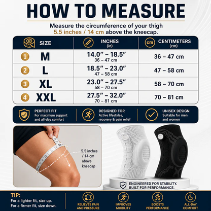 SEAGRIL Advanced Adjustable Multi-Function Knee Support Brace