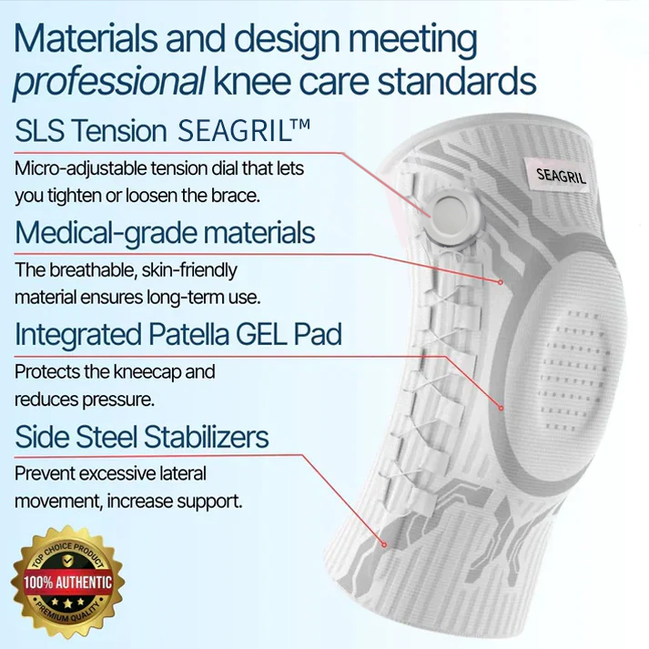 SEAGRIL Advanced Adjustable Multi-Function Knee Support Brace