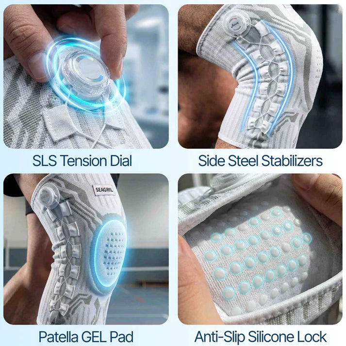 SEAGRIL Advanced Adjustable Multi-Function Knee Support Brace
